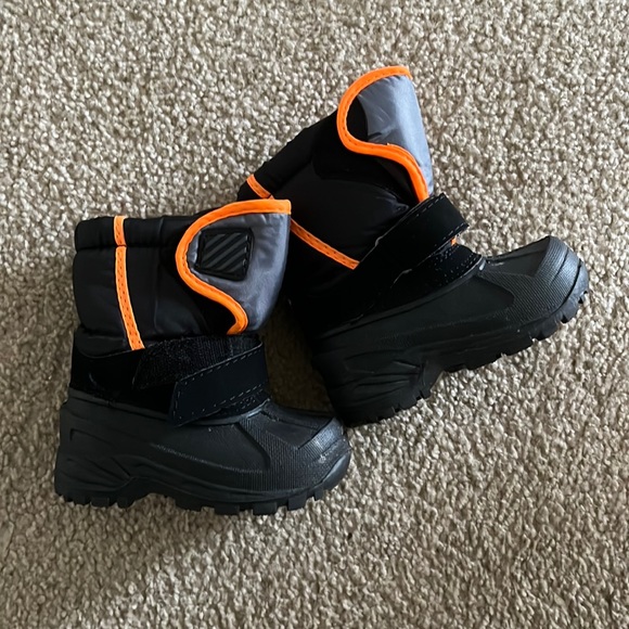 Cat & Jack Shoes Size 5 Black Cat And Jack Toddler Snow Boots Worn Once Poshmark